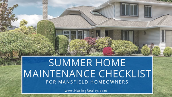 Summer Home Maintenance Checklist