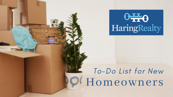 New Homeowner To-Do List - Haring Realty